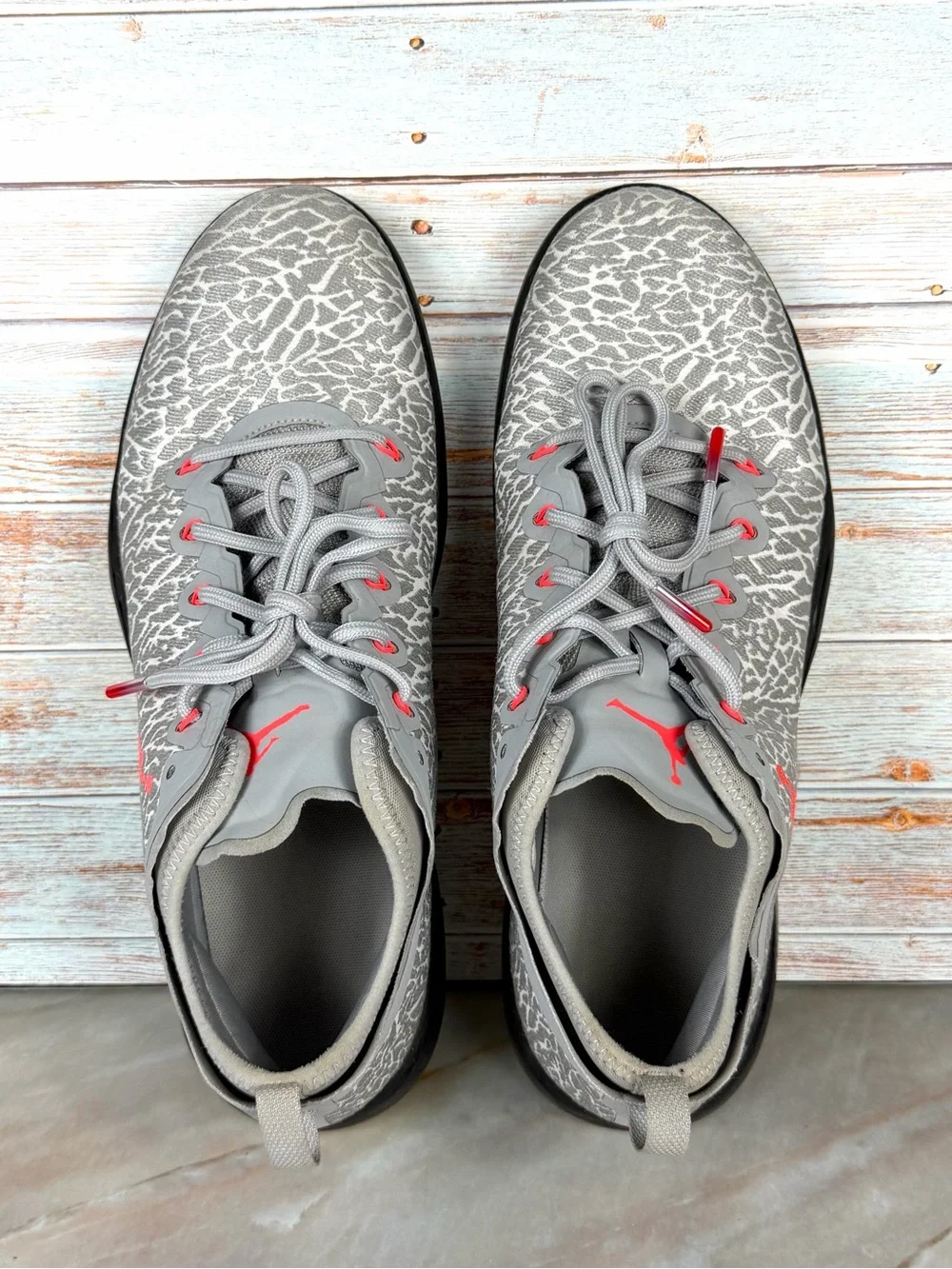 Jordan Trainer 1 Low Elephant Print Grey Infrared Jumpman Sneakers size 13